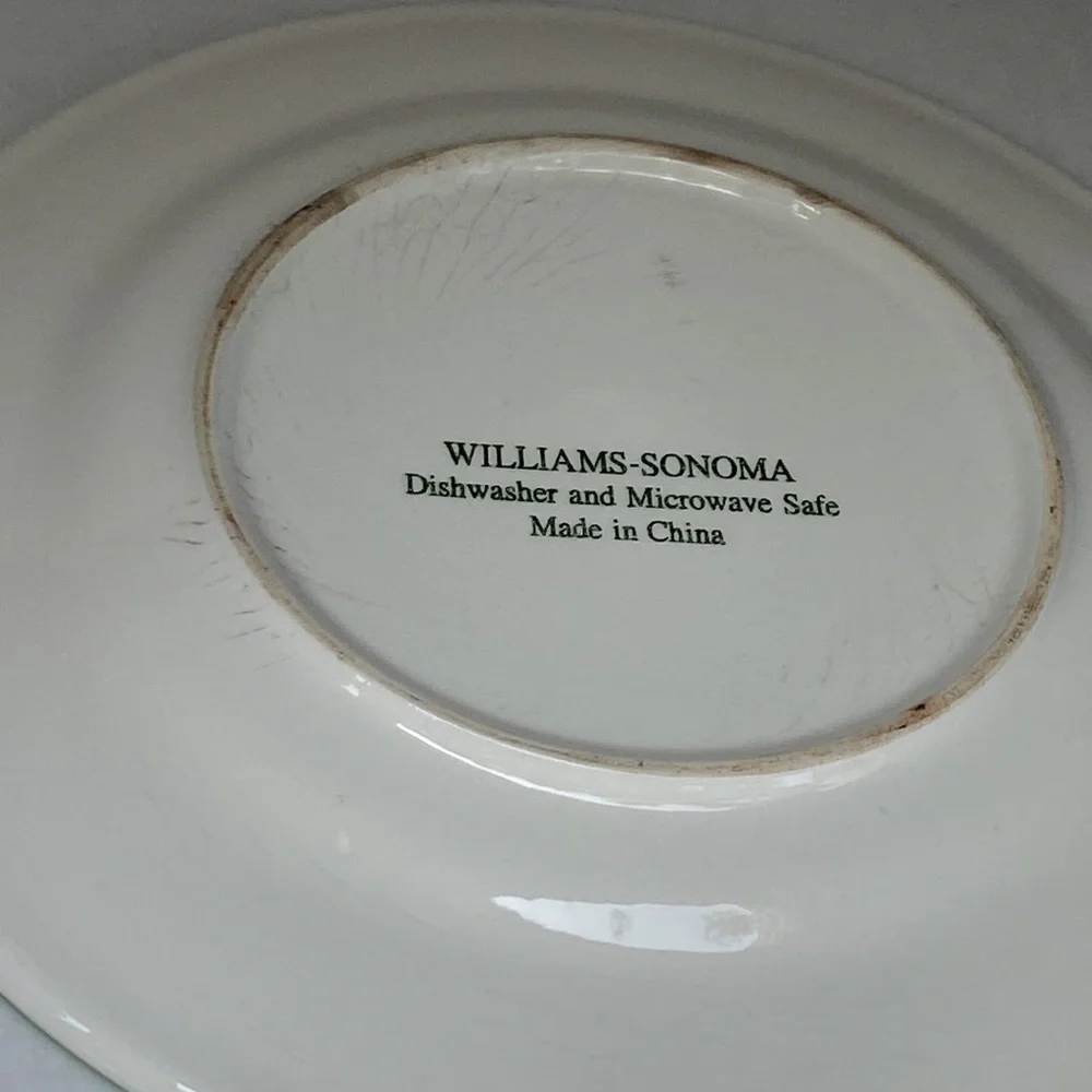 Williams Sonoma lemon salad plates